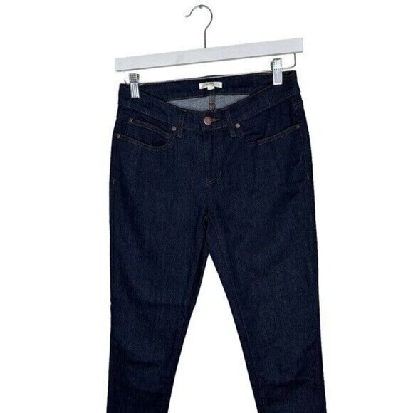 EILEEN Fisher Womens Denim Mid-Rise Skinny Jeans Navy Size 4 - Picture 5 of 9